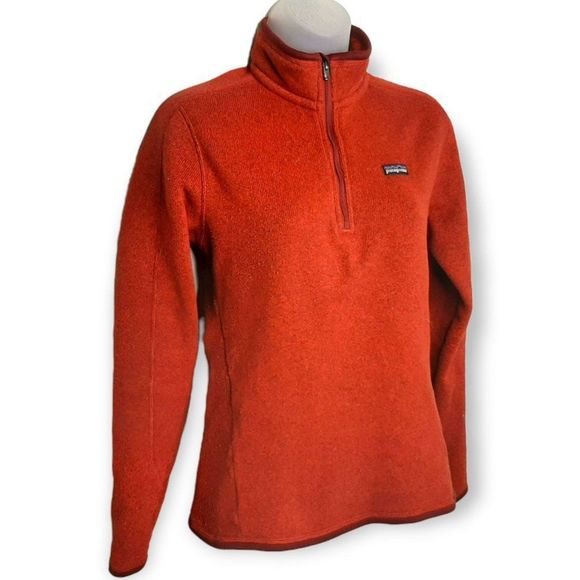 Patagonia Women's Better Sweater 1/4 Zip in Red Delicious sz M - Picture 2 of 9